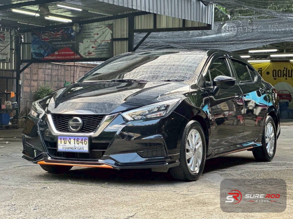 NISSAN ALMERA 1.0 V TURBO ปี 2020 สีดำ เกียร์ออโต้